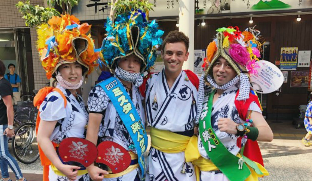 Video: British Olympian Tom Daley films Japan travel series ahead of Tokyo 2020