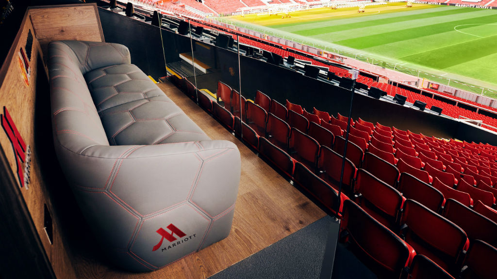Man Utd and Marriott Hotels unveil the ‘Seat of Dreams’ at the Theatre of Dreams 