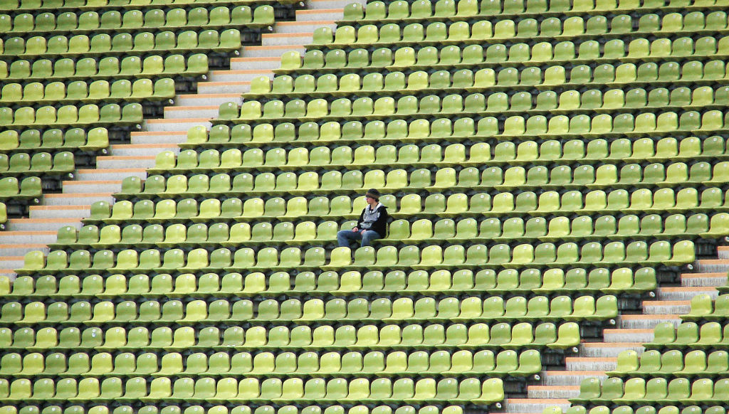 Football fans Covid-19 empty stadiums