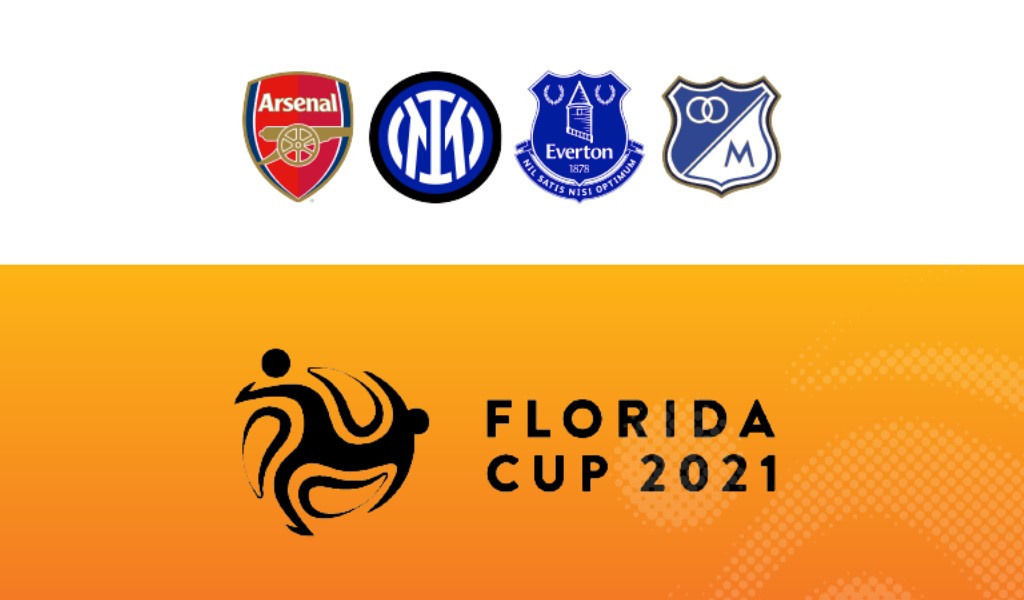 2021 Florida Cup Arsenal, Everton, Inter Milan, Millonarios FC