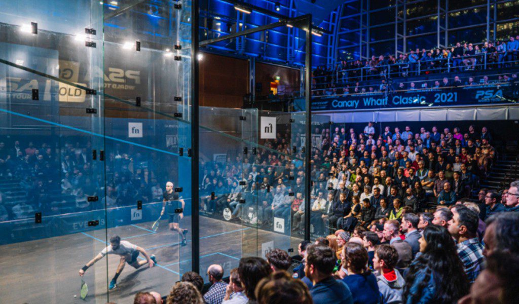 Squash Canary Wharf Squash Classic 2022 East Wintergarden, London
