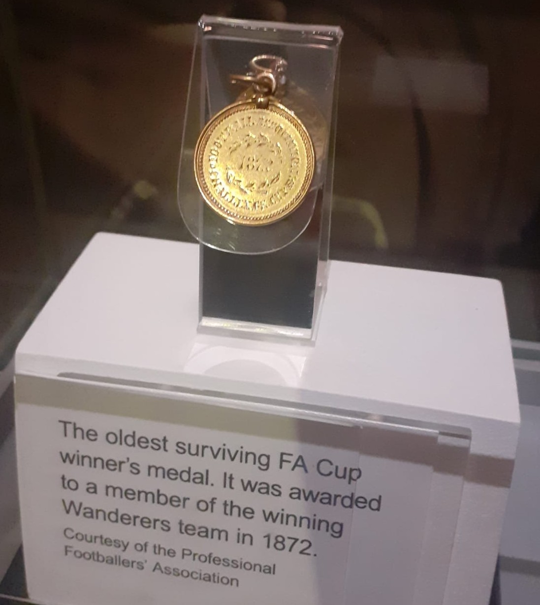 National Football Museum medal