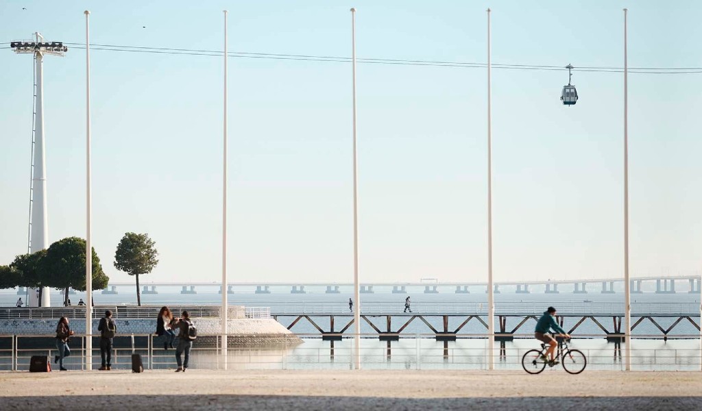 Cycling in Lisbon, Portugal | Parque das Nações