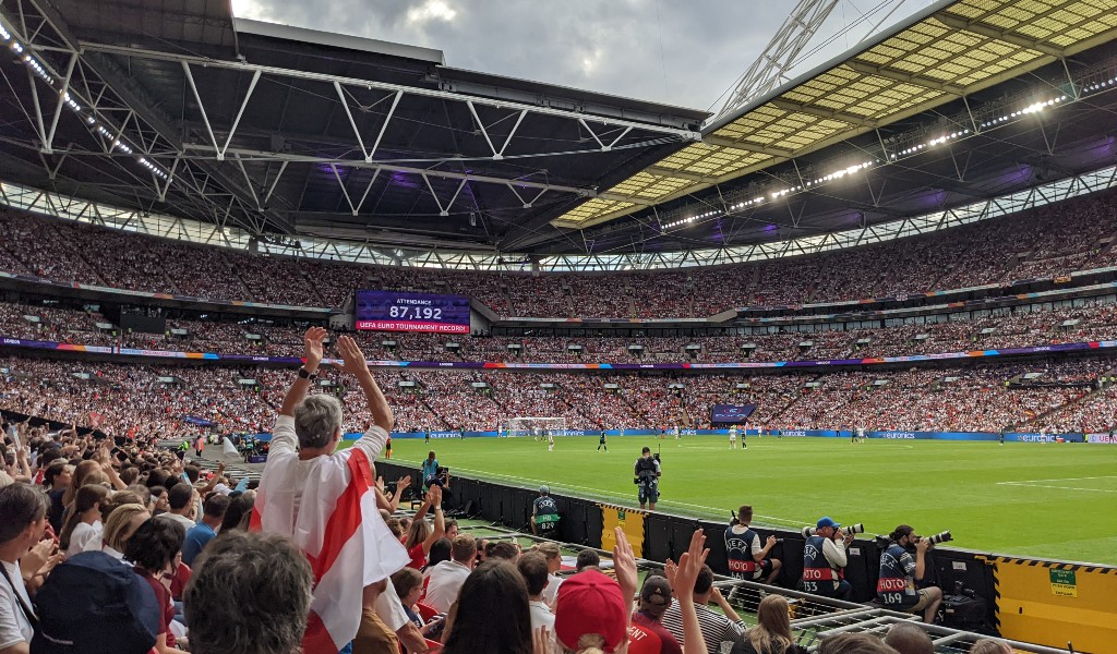 Uefa Women’s Euro final at Wembley (Image by Mike Starling)
