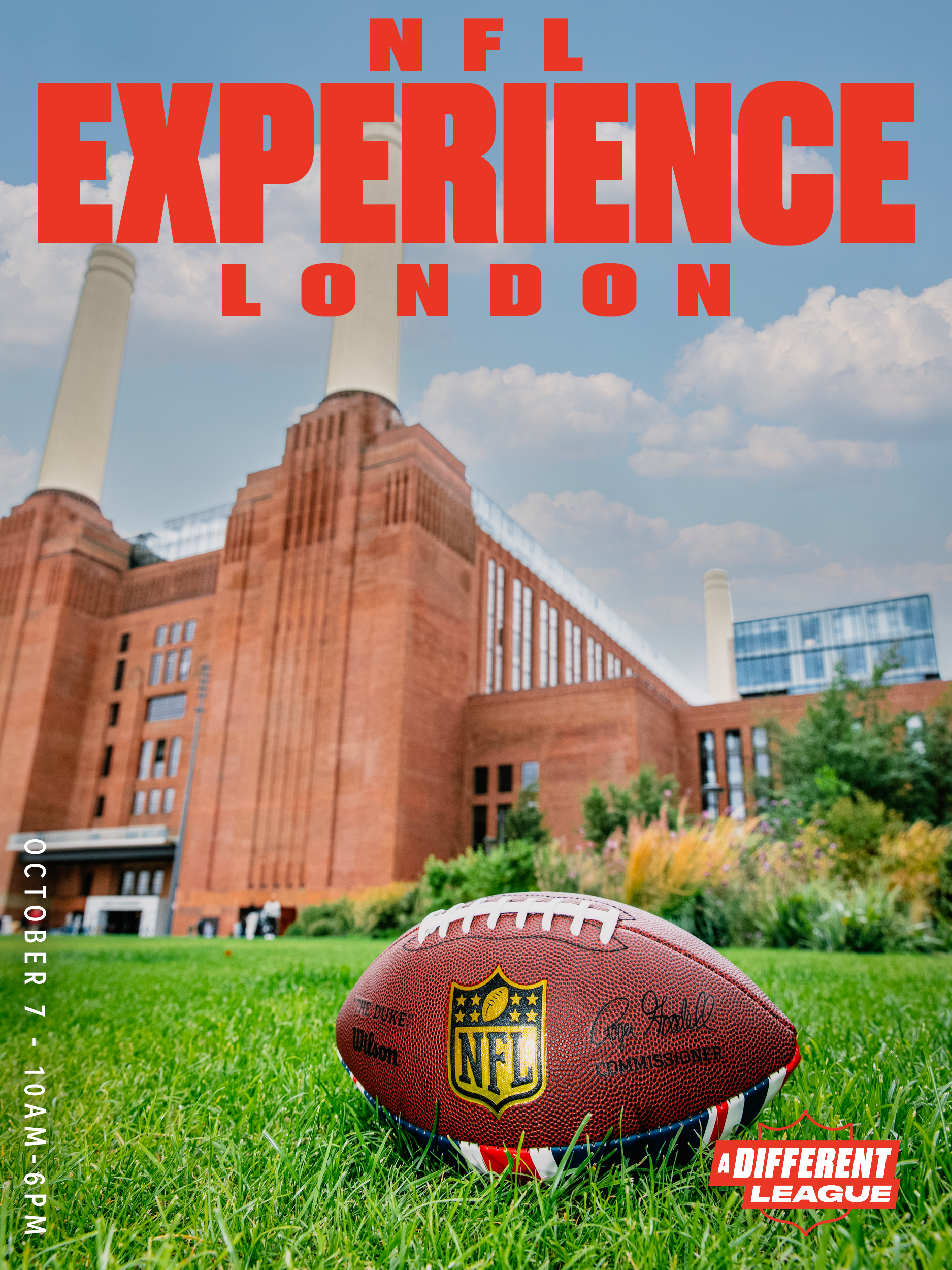 NFL Experience London fan event at Battersea Power Station