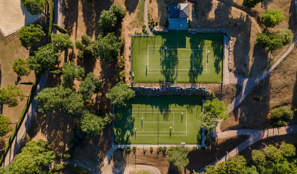 Tennis at Reschio Estate, Umbria, Italy