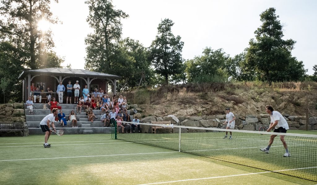Tennis at Reschio Estate, Umbria, Italy
