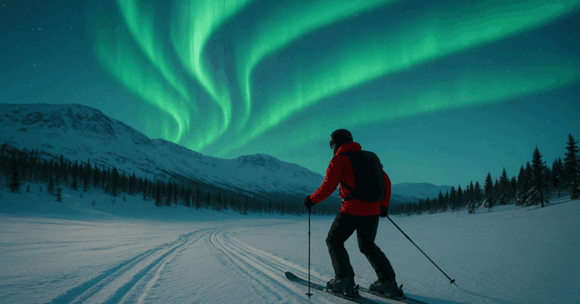 Ultimate ski bucket list: skiing under the Northern Lights tops poll