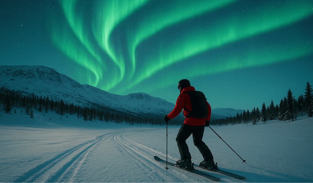 Skiing under the Northern Lights tops bucket list ski experience poll