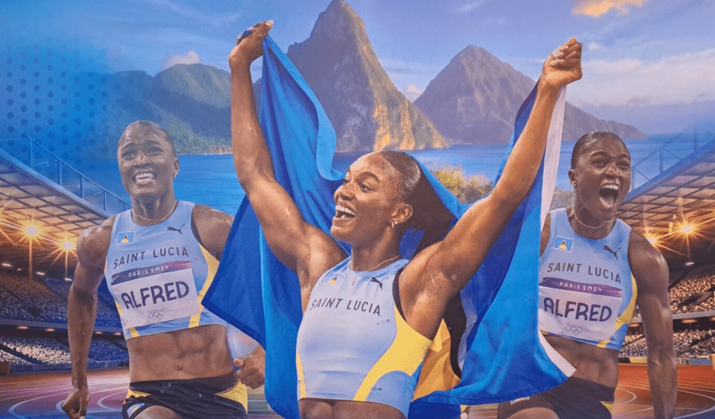 Sprinter Julien Alfred is from Saint Lucia