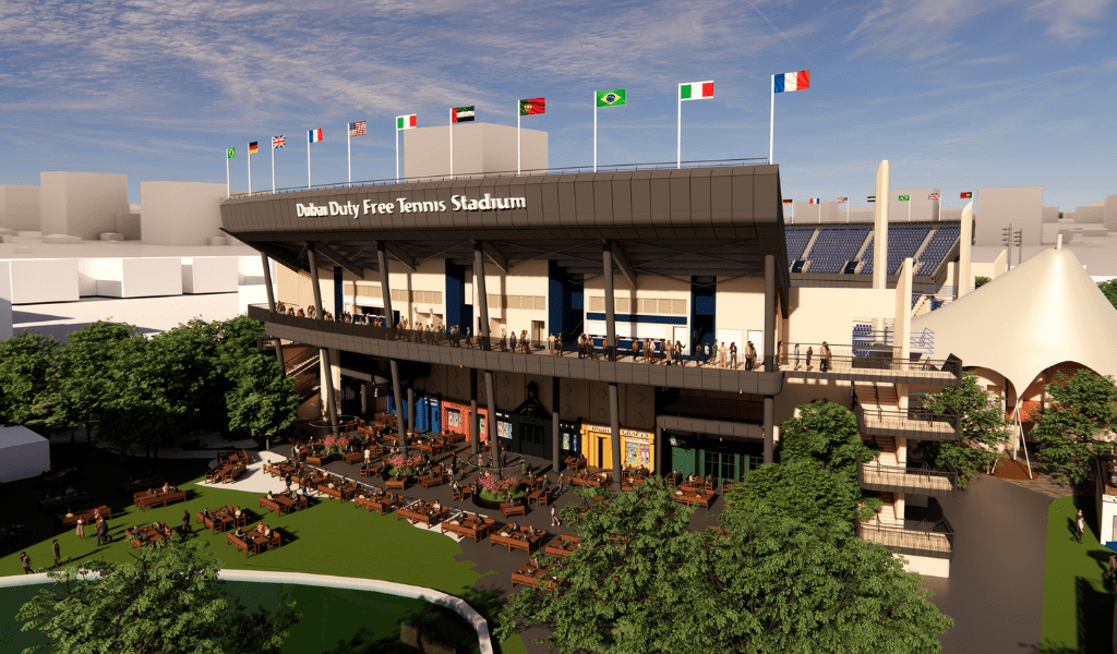 Dubai Duty Free Tennis Championships unveils major venue expansion