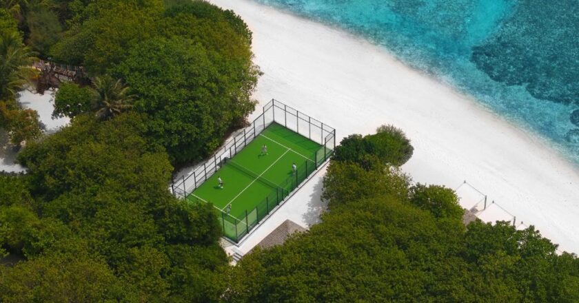 Sports travel bucket list: padel retreat at Le Méridien Maldives Resort & Spa