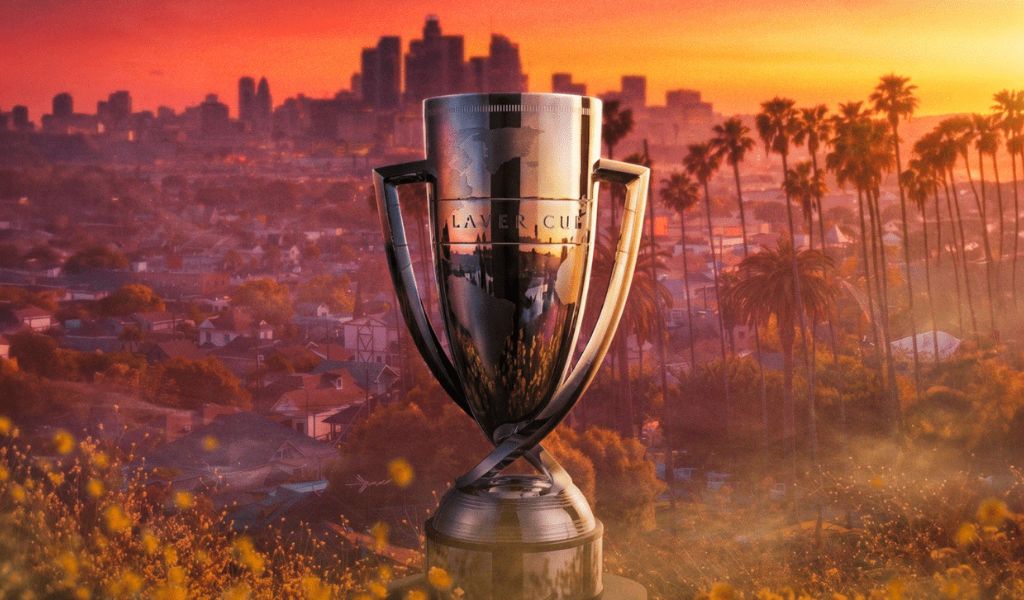 The Laver Cup tennis event will head to Los Angeles in 2027